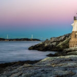 Castle Hill Lighthouse - Rainbow Skies