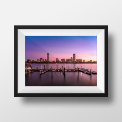 boston_skyline_purple_sunset_from_memorial_drive_wall_art_framed_black