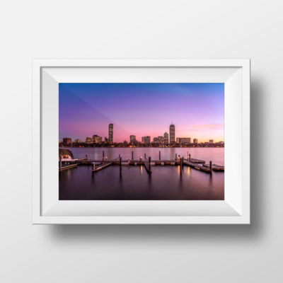 boston_skyline_purple_sunset_from_memorial_drive_wall_art_framed_white